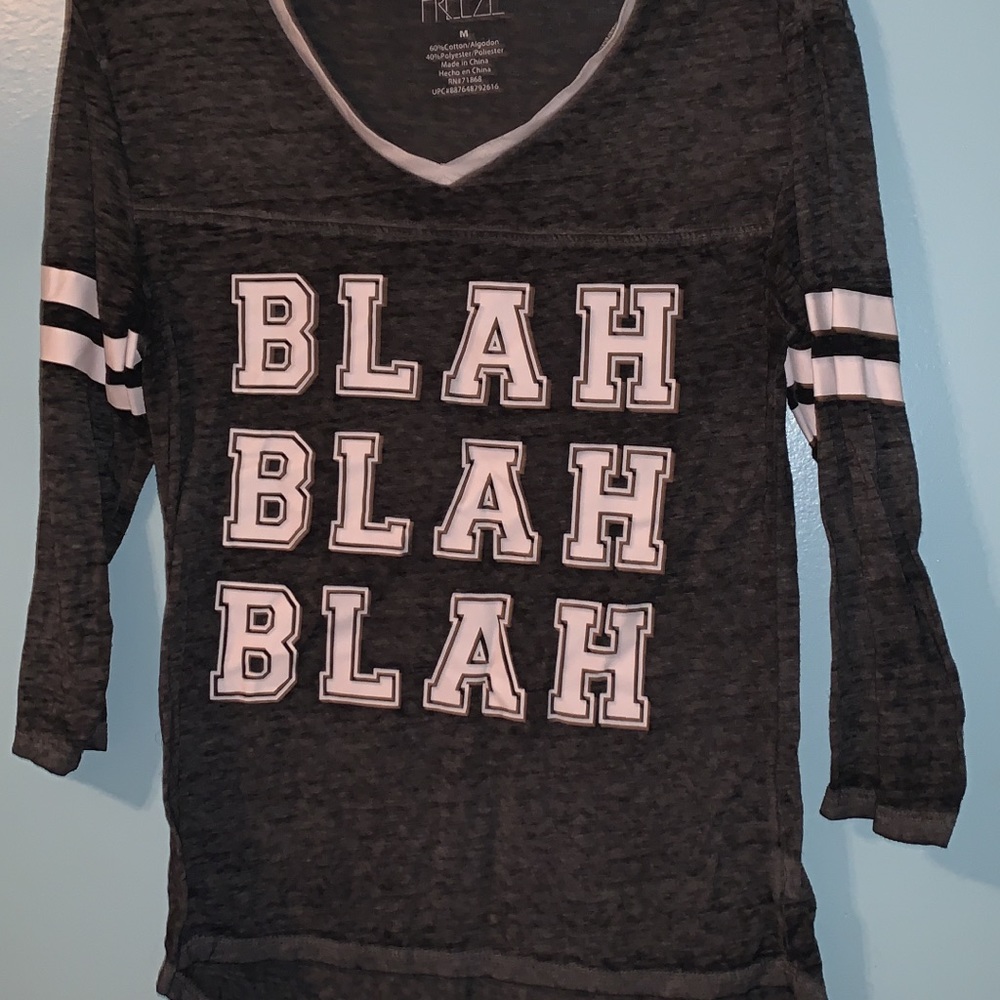half sleeve shirt “Blah Blah Blah”
